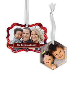 Ornaments from Shutterfly